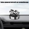 Solar Powered Air Freshener Car Fragrance Decoration Airplane Solar Powered Rotating Freshener Odor Neutralizer For Vehicle