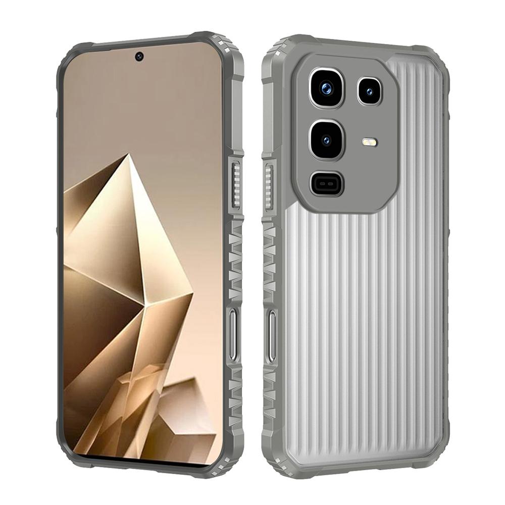 KEYSION Heavy Duty Shockproof Phone Case for Infinix Note 50 Pro 4G Silicone+PC Translucent Matte Cover for Infinix Note 50 4G