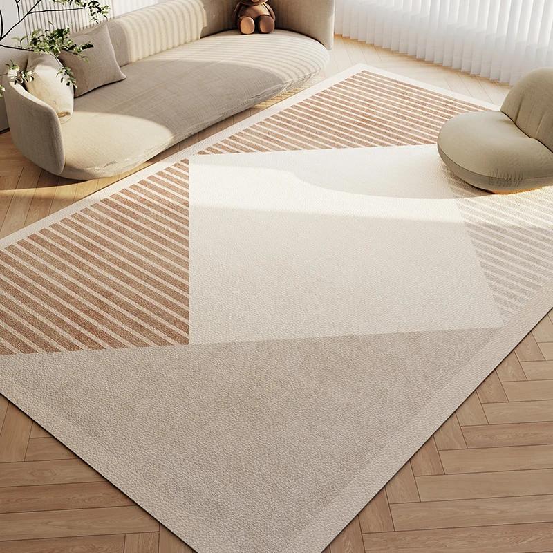 Wabi-sabi Wind Living Room Carpets Home Decoration Waterproof Balcony Leather Carpet Kitchen PVC Oil-proof Rug Entrance Door Mat