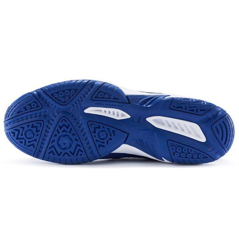 Mizuno Gate Sky Plus Unisex Low-Top Badminton Shoes Cushioning Anti-Slip Wear-Resistant Breathable Blue White 71GA204001