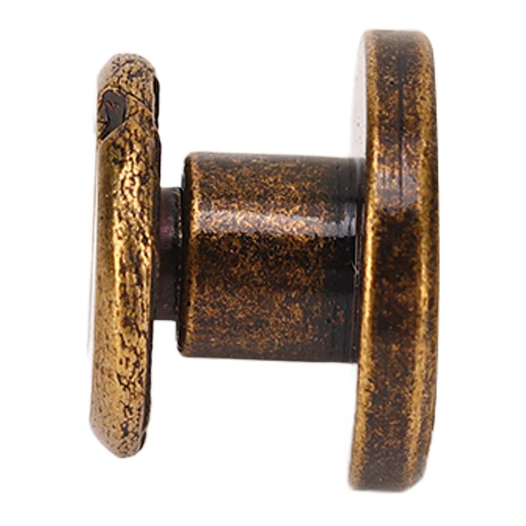 200er Set Buchbindeschrauben 9x5mm Hartes Dickes Messingmaterial Gleichmäßige Beschichtung Buchbindeschrauben Sortiertes Set für Fotoalbum