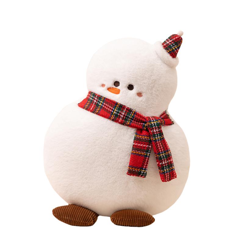Cute Santa Claus Snowman Elk Xmas Tree Plush Toys Christmas Decor Party Decor Doll Plushie Gift
