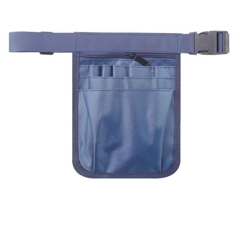 Nursing Adjustable Waist Bag Nurse Tool Storage Bag Hairstylist Makeup Technician Tool Storage Waist Bag темно-синий