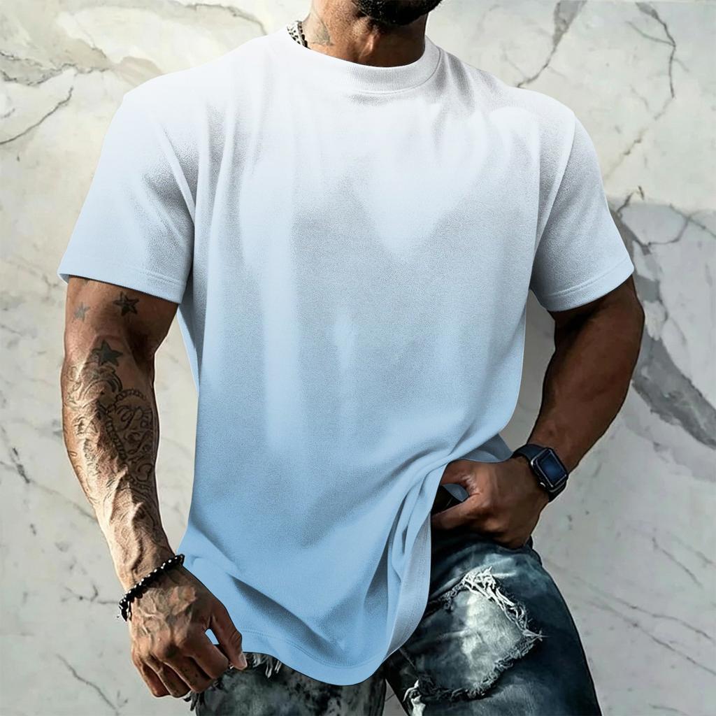 Men’s Vintage Short Sleeve T Shirt Loose Fit Breathable Summer Athletic Streetwear Casual Daily Top for Everyday Wear