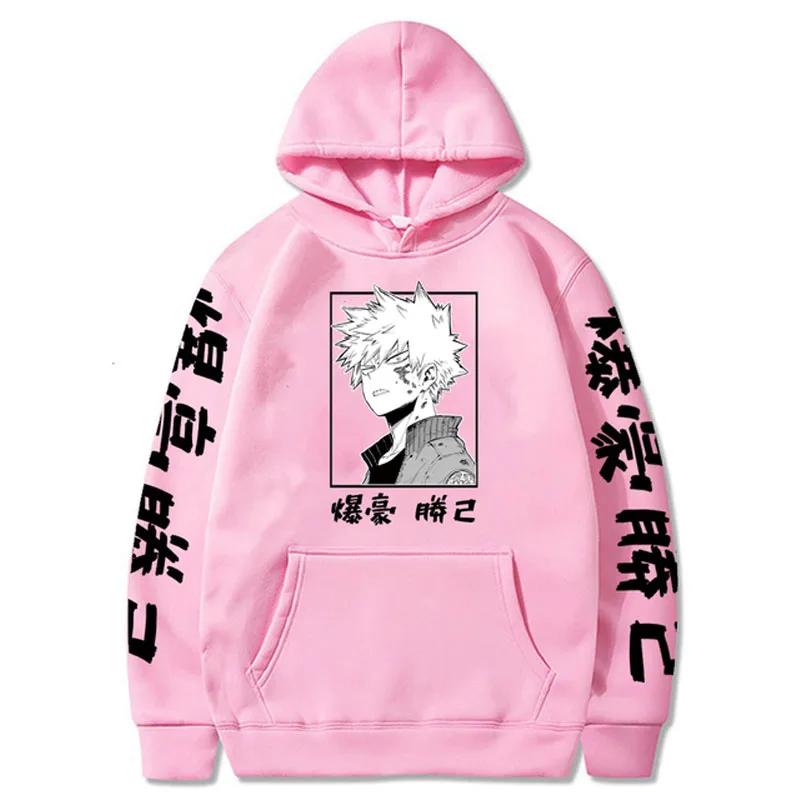 Anime Figure My Hero Academia Katsuki Bakugo Hoodies Men's Women Japanese Style Anime Sweatshirt Funny Harajuku Casual Pullovers