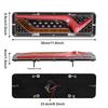 Aoling Truck Tail Red Sequential Turn Rear Light for Tractors and 2 Pieces Lights, 24V, High/Low, Brake, Small, White, Reverse, Yellow, Signals,