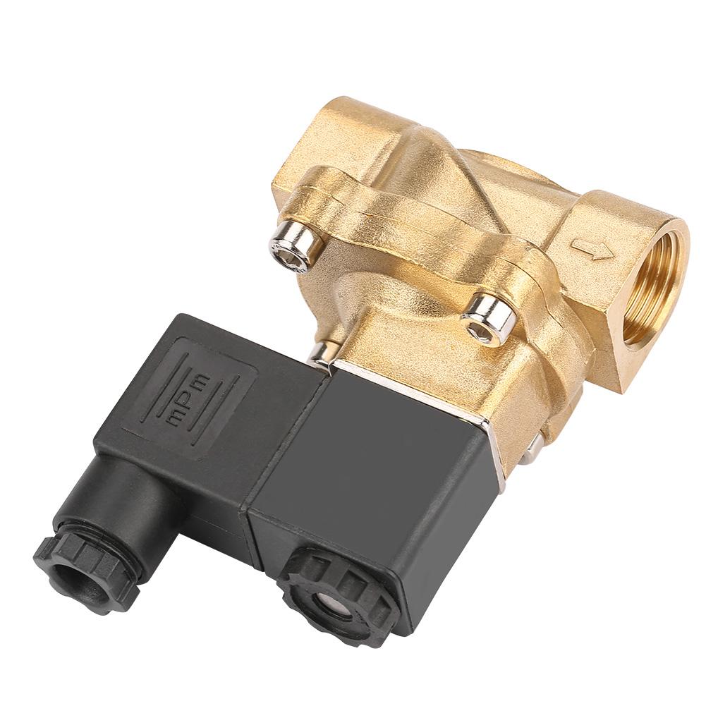 G1 2 Two Port Two Position Pilot Operated Solenoid Valve for Air Oil Water (DC24V)