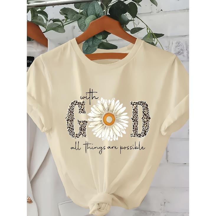 Women s printed short-sleeve shirt T Shirt S