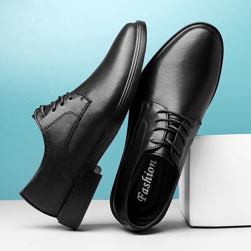 Модные мужские туфли-оксфорды на шнуровке — фото 5