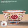 Jingdezhen Ceramic Rice Bowl: High-Foot, Enamel Color, Longevity Design