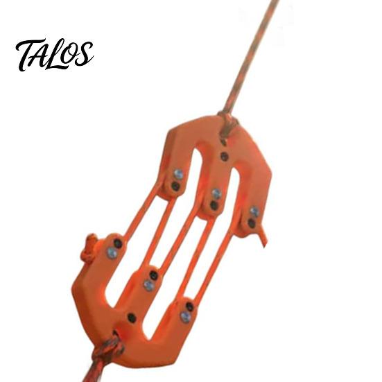 Heavy Lifting Rope Hoist 1 Pair Block And Tackle Pulley System Ultralight Hunting Game Backcountry Gear Garage Outdoor Tools