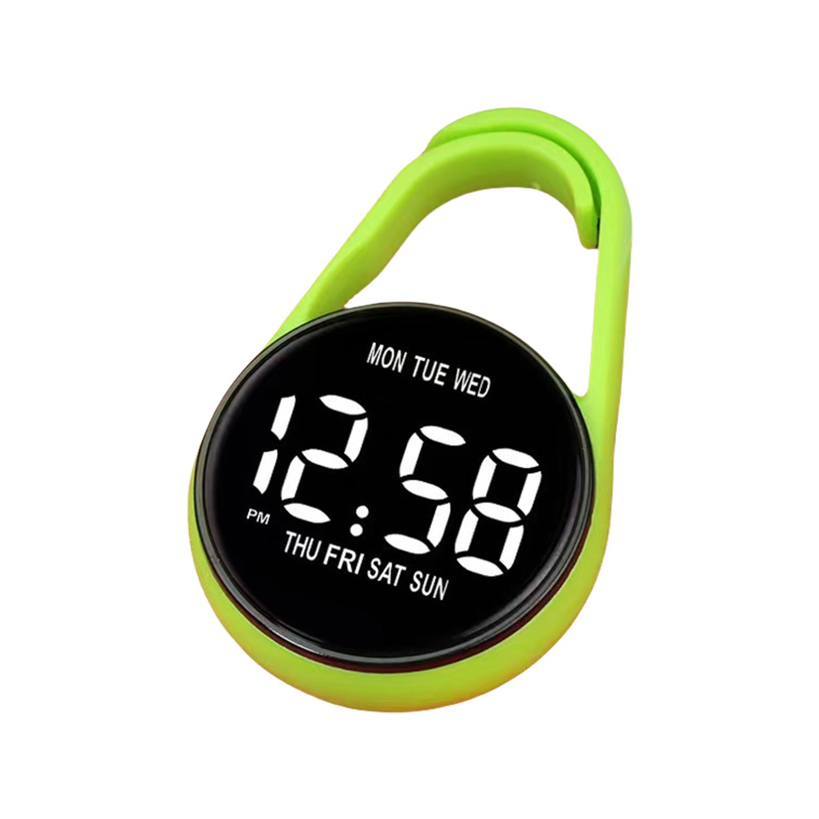 

Compact Electronic Watch with Interactive Touch Panel and Waterproof Design зелений
