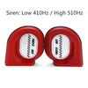 2PCS 18 tone Echo Horns 105dB Surround Dual Snail Horn Waterproof Dustproof Warning Alarm Car Auto Truck Vehicle Horn