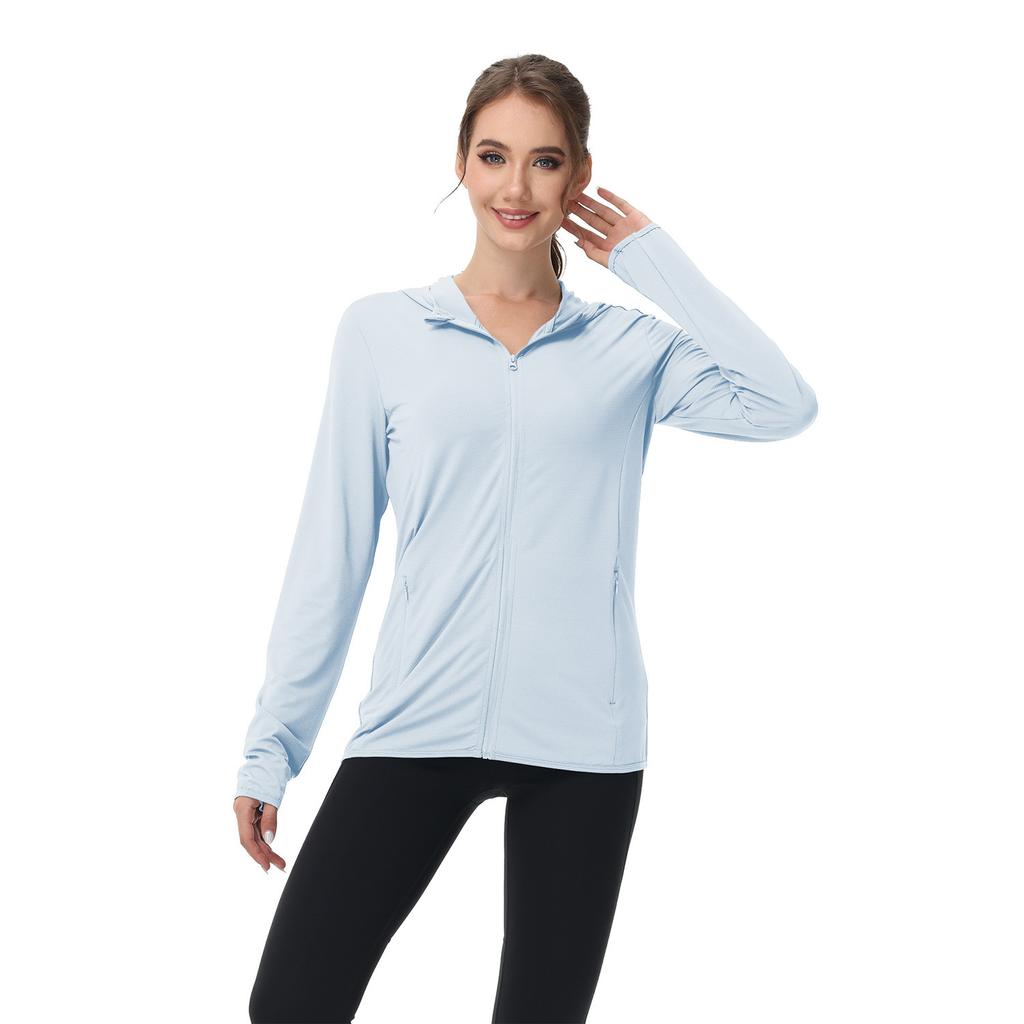 Summer Women's Sun Protection Clothing Large Size Women's Thin Jacket UV Protection Outdoor Long-sleeved Windbreaker