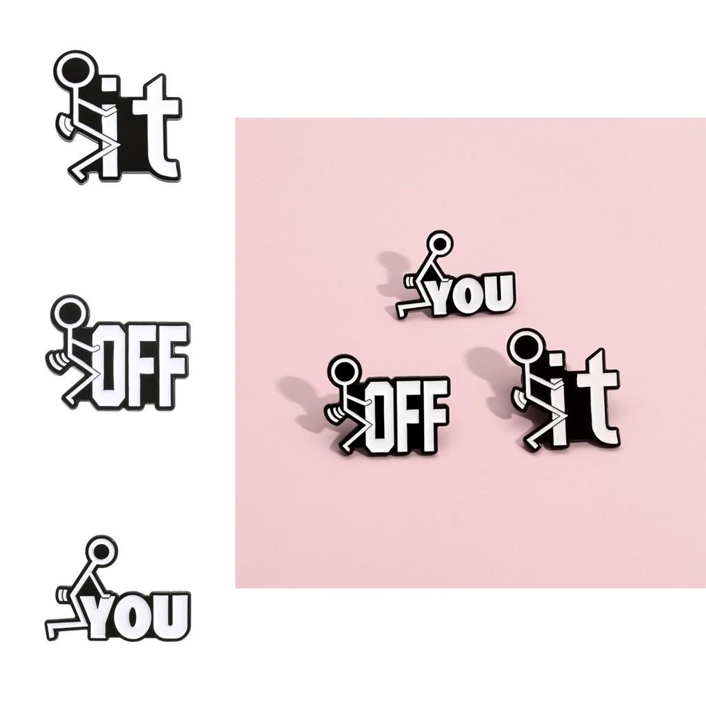 Character Cartoon Adorable Brooches In Alloy Material For Fashionable Decorations Unisex