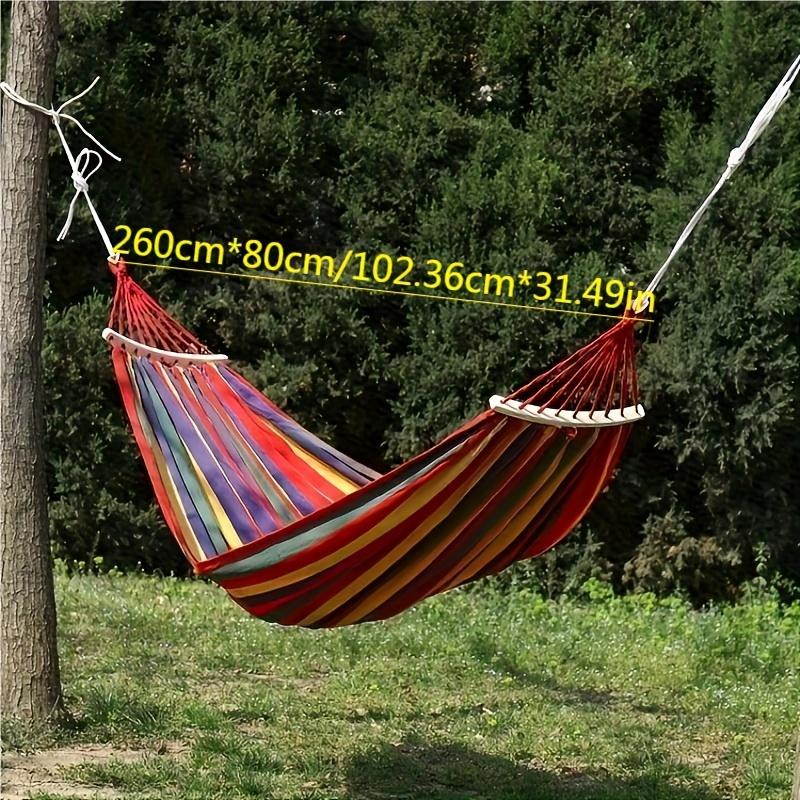 

1PC Anti-rollover Hammock With Tree Straps, Portable Hammock With Storage Bag, Perfect For Outdoor Leisure, Garden Camping красный