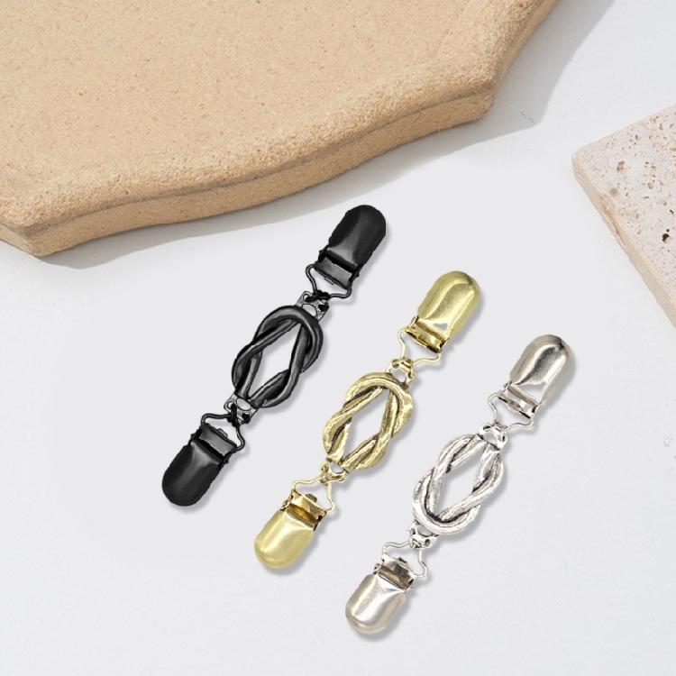 3lots Multipurpose Sweater Clip Timeless Mandarin Duck Sweater Metal Shirt Clip for Women's Apparels