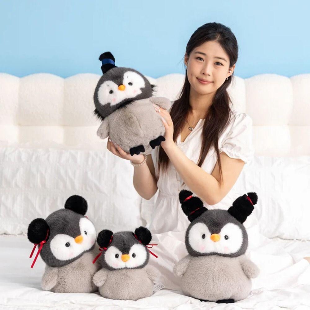 Stuffed Penguin Plush Toy Cartoon Penguin Stuffed Dolls Penguin Soft Pillow  Birthday Gift