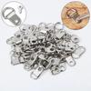 100Pcs Oil Painting Mirror Picture Frame Hanger, Round D Ring Buckle, Photo Wall Hook With Screws