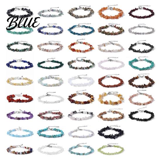 Durable Bracelet Women Irregular Beads Decor Adjustable Length Non-fading Wrist