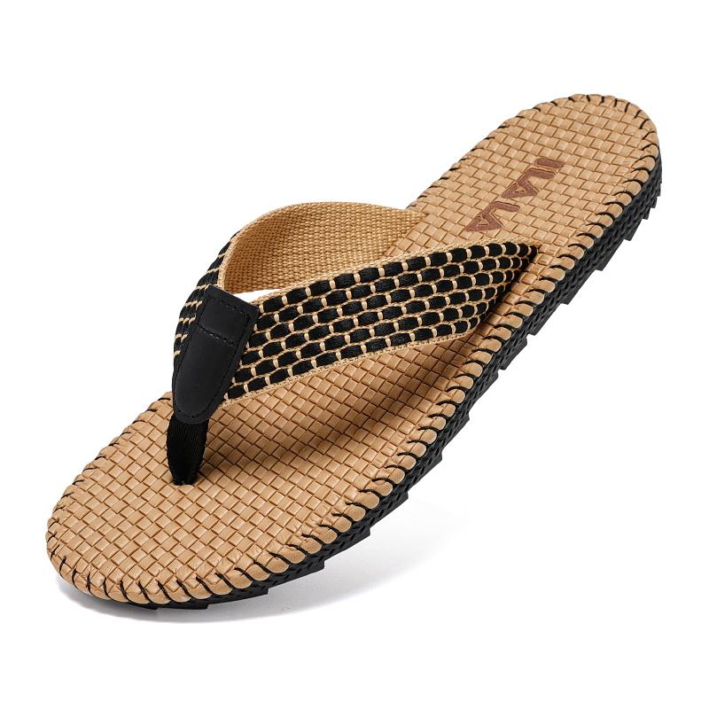 Fashion 2024 New Men's Slippers Outdoor Sandals Men's Light and Comfortable Summer Casual Beach Shoes Indoor Flip-flops Men's Shoes