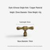 Bronze Brass Pull Handle: New Chinese Style Cabinet, Wardrobe & Drawer Retro Door Handle