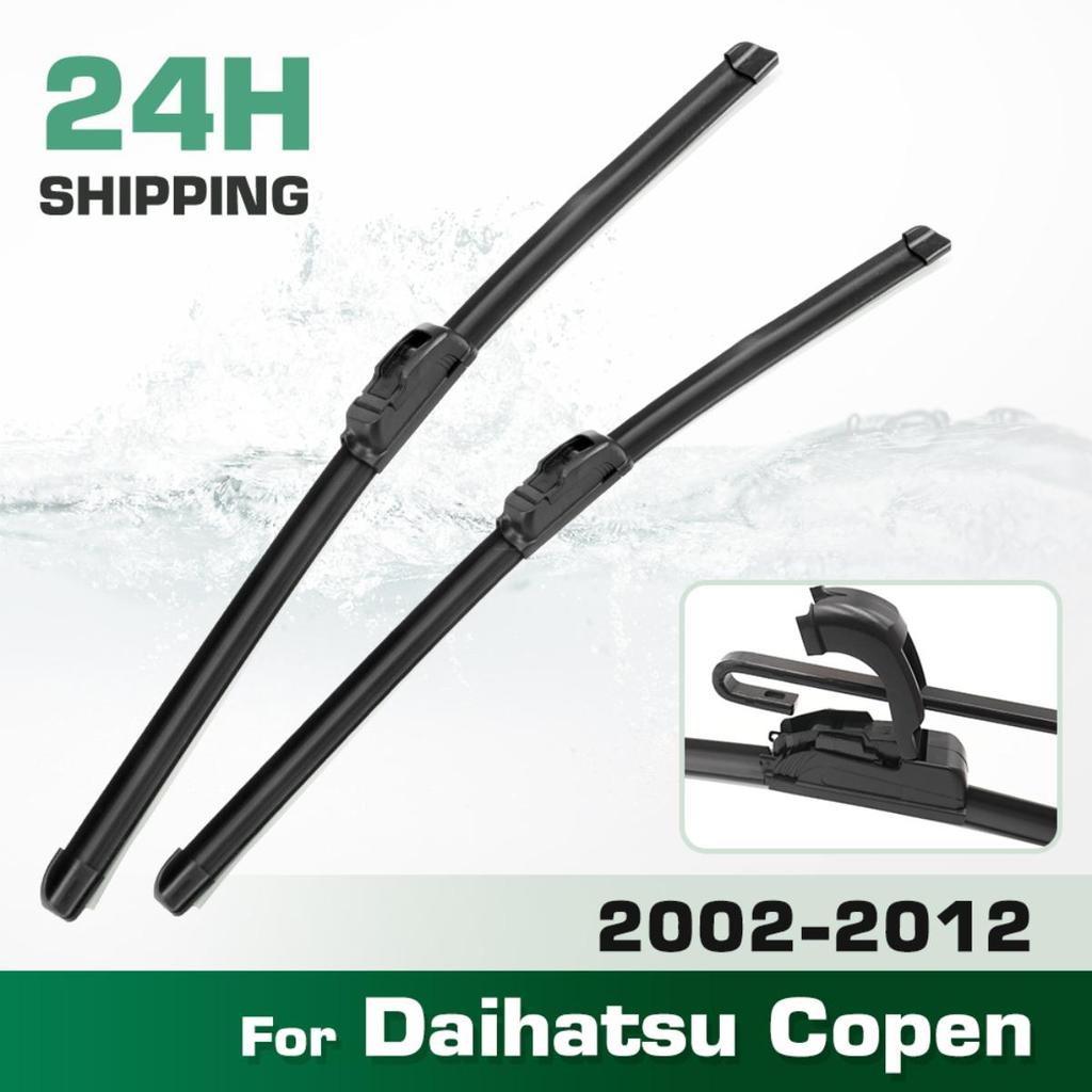 Per Daihatsu Copen 2002-2012 2003 2004 2005 2006 2007 2008 Tergicristallo Lame Tergicristallo Anteriori Parabrezza Spazzola Finestra 18"+16