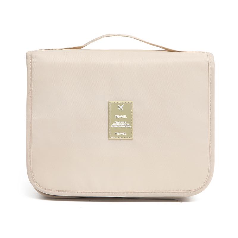 Large Capacity Portable Toiletry Bag with Travel Hook and Stylish Design