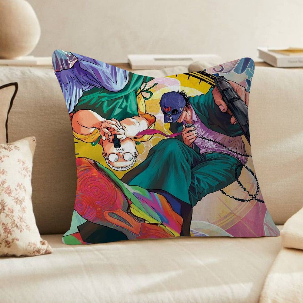 Popular Japanese Anime SAKAMOTO DAYS Pillowcase toon Gift Cushion Cover Bedroom Home Sofa Chair Seat Decor pillow case