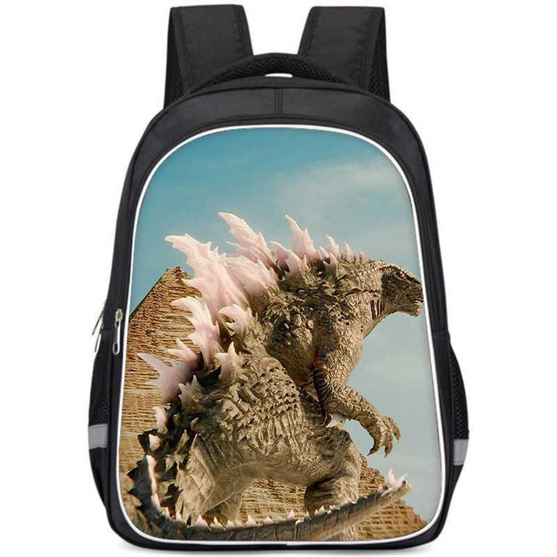 Large Capacity Lightweight 3d Godzilla Backpack For Kids Perfect For School
