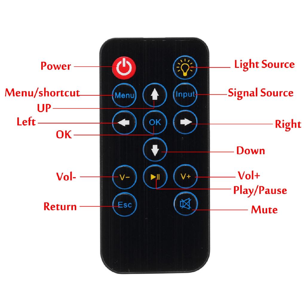 1080P Mini Full HD Projector Home Mini Theater WiFi Projector Portable Cinema LED Home Media Player 320x240 TF Card 100V-240V