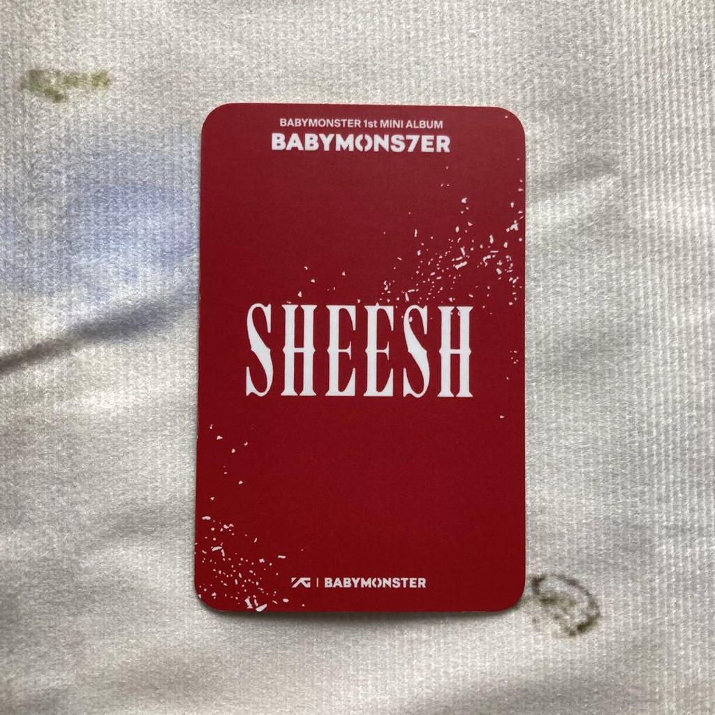 [USED] BABYMONSTER Luka SHEESH Pre-recorded Babymon Trading Card