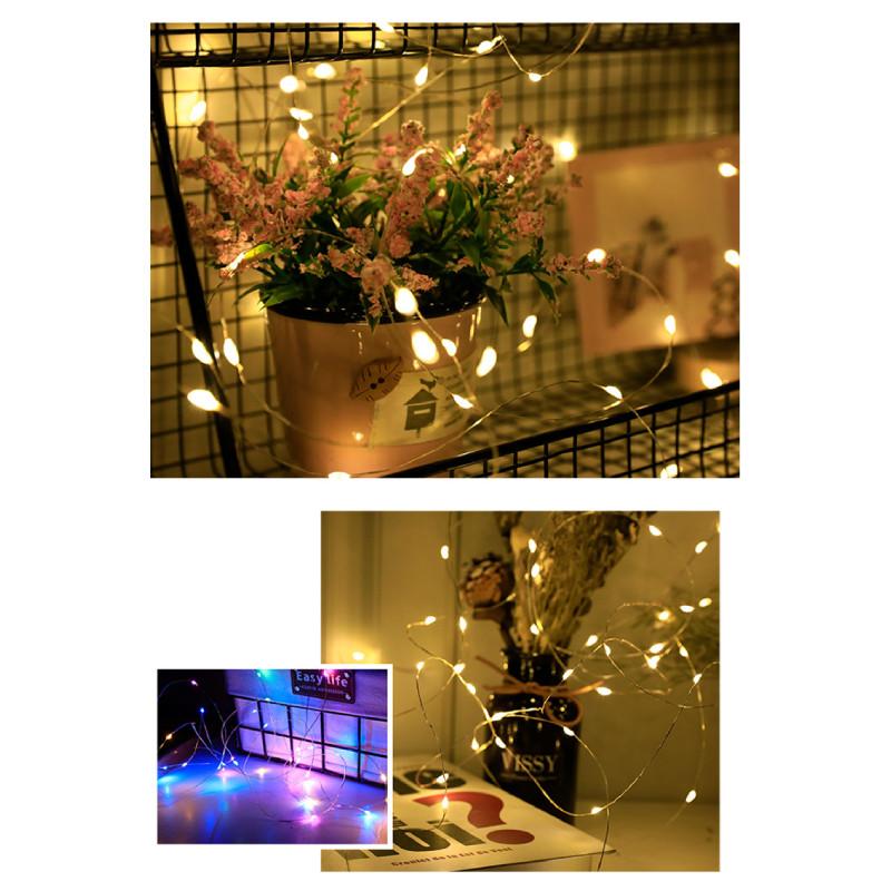 Led Copper Cake Wire Light String Christmas Decorative Atmosphere Lamp Gifts
