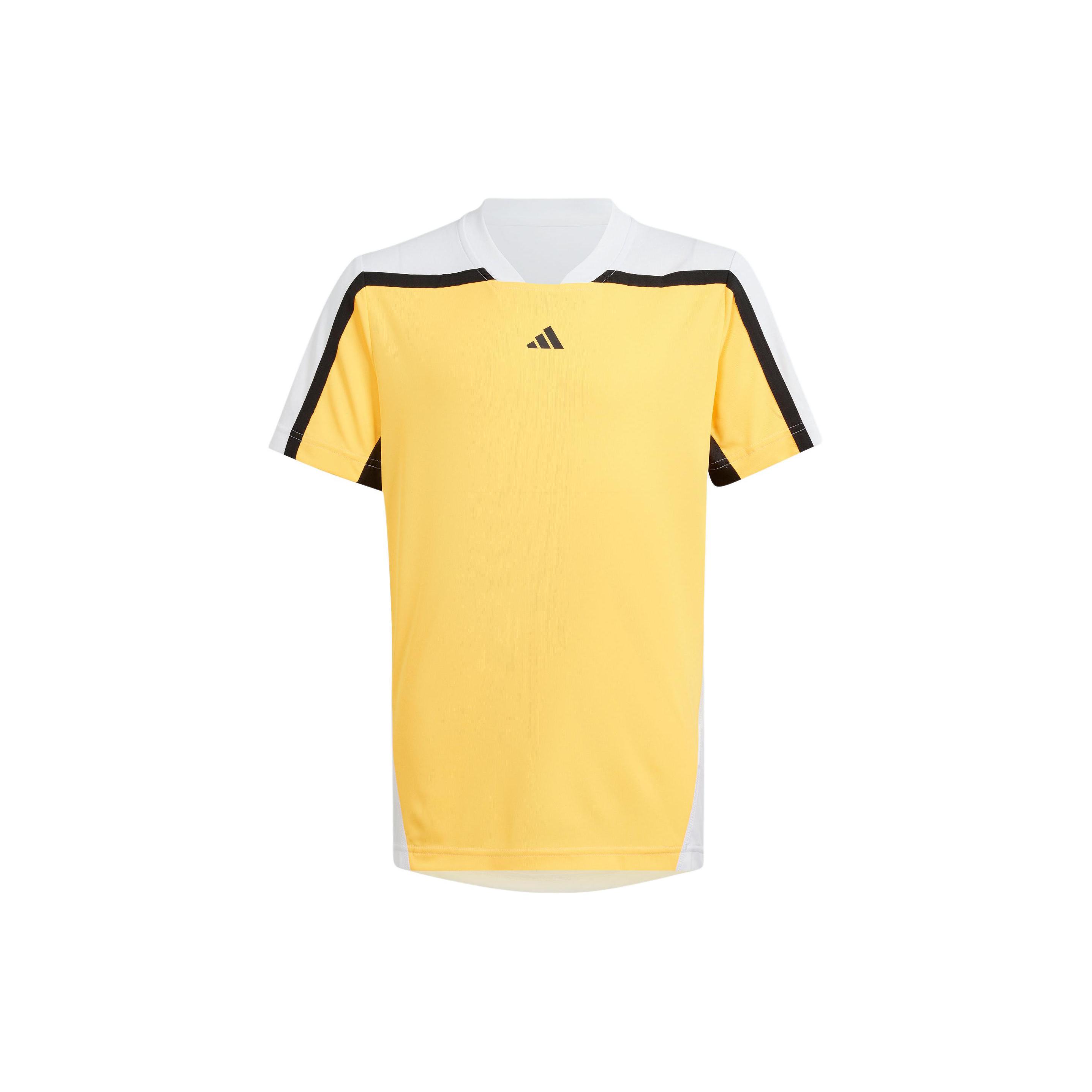 

New Adidas T Shirt TENNIS PRO T SHIRT Bright Yellow Kids IU4291 152