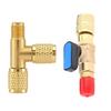 Valvole di Connessione Tripla in Ottone Ingegnerizzate con Precisione Adattatore per Manometro del Vuoto Robusto e Durevole per Strumenti a Vuoto