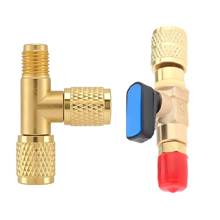 Valvole di Connessione Tripla in Ottone Ingegnerizzate con Precisione Adattatore per Manometro del Vuoto Robusto e Durevole per Strumenti a Vuoto