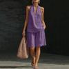 Women's Cotton Linen Tank Top and Shorts Set - Casual Fashion 2 Piece Outfit for Summer, Relaxed Fit, Lightweight and Breathable Material