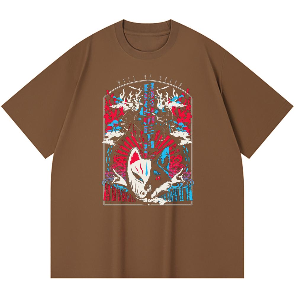 230 Gsm 100% Cotton Heavy Metal T-Shirt  Rock Band Popular Music Print Unisex Heavy Cotton T Shirt