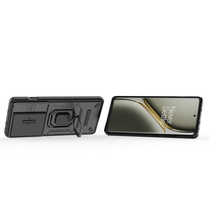For OnePlus ACE 3 Pro Case Slide Camera Len Cases OnePlus ACE 3 Pro Cover Shockproof Armor PC TPU Cover For OnePlus ACE 3 Pro