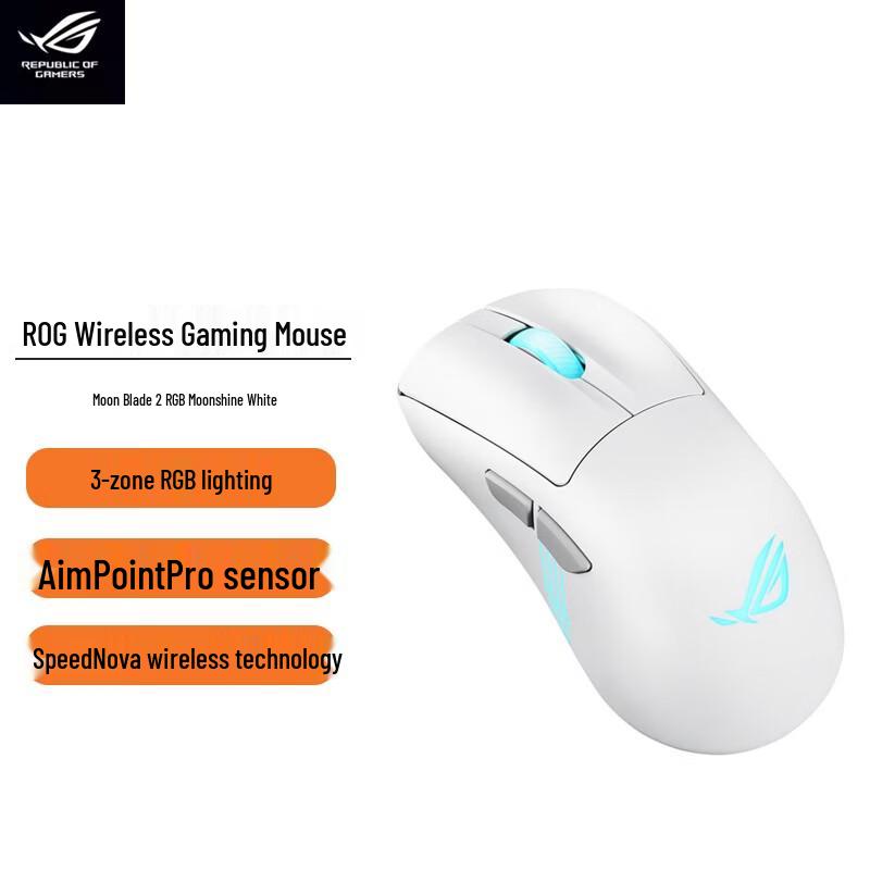 ROG Gladius II RGB Wireless Tri-Mode Gaming Mouse