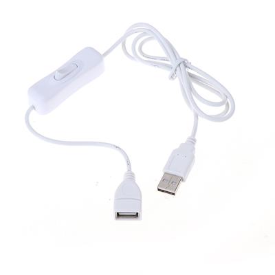 1 Adet 1 M Usb Kablosu Anahtar Açma/Kapama Kablosu Uzatma Geçişi Usb Lamba Usb Fan