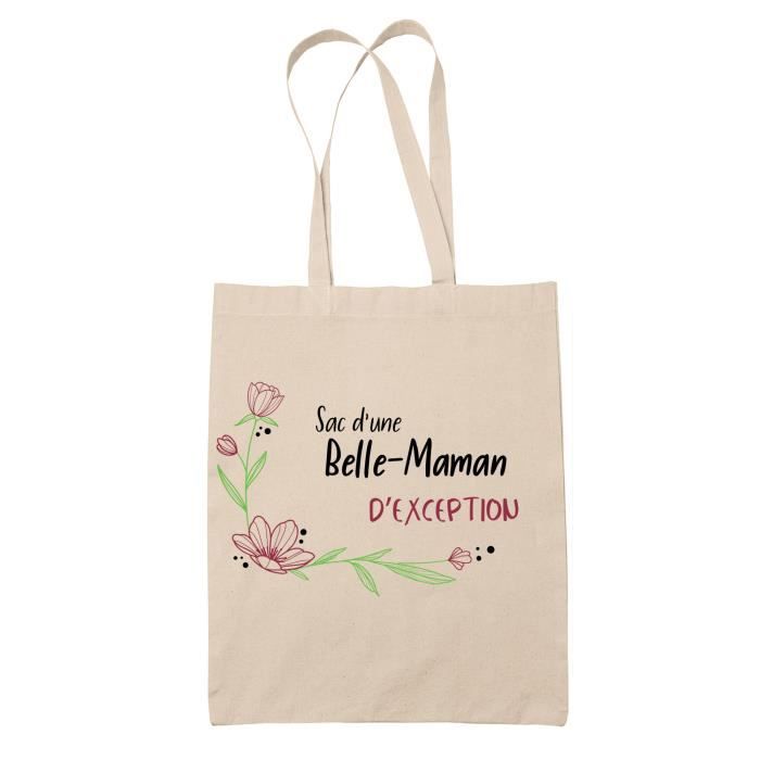 Tote Bag - Belle-Maman - Personnalisé - 100% Coton Biologique - 10L - Éco-Responsable