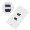 HDMI USB3.0 Zwei-in-eins-integrierte Multimedia-Wandpanel-Audio-Video-Buchse