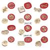Emboss Sealing Wax Stamp Head Brass Sealing Stamp Wax Seal Stamp Head Replacement for Envelope Sealing or Greeting Cards