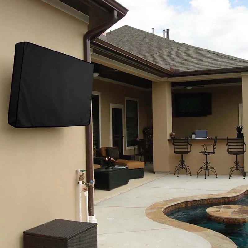 Oxford  TV Covering LCD Screen Set Waterproof Sunscreen Case Outdoor Home Decor 600D