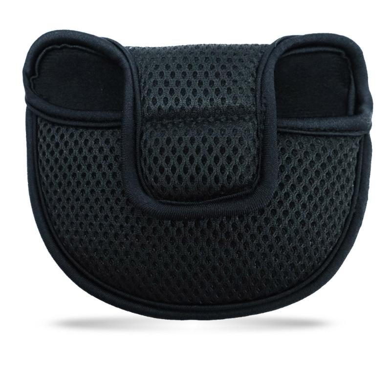 Golfing Club Putter Headcover Nylon Net Mallet Putter Headcover Golf Equipments for Professional Player Enthusiasts