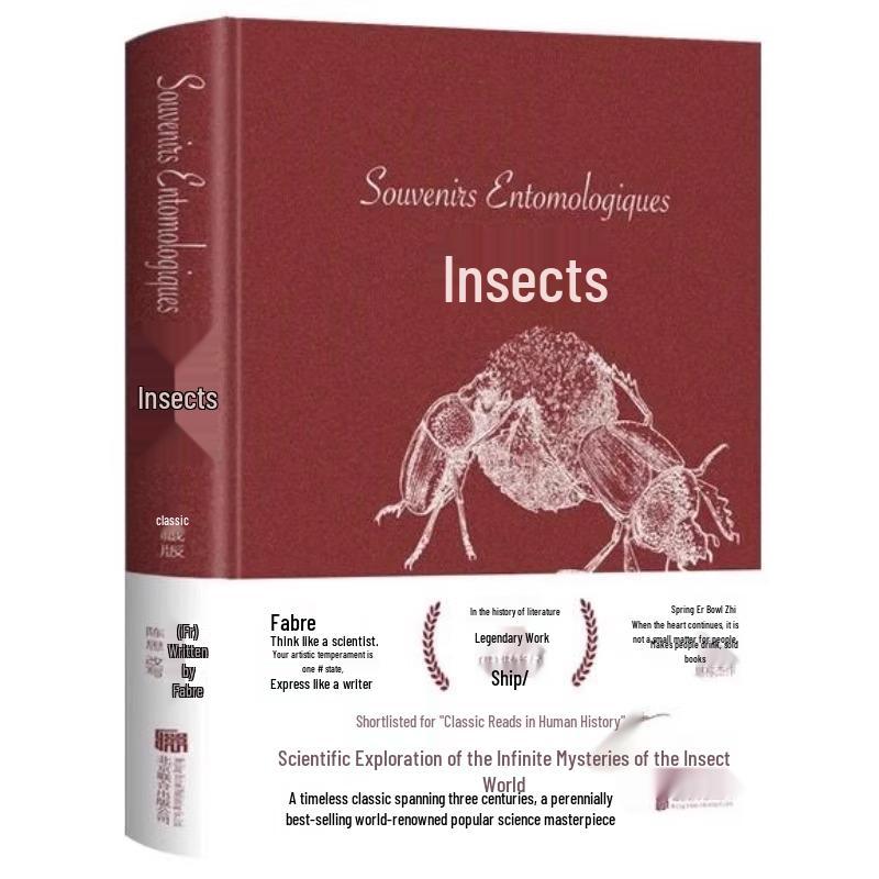 Collector s Edition: The Book of Insects by Fabre & Chen Si - Genuine Original Children s Science Book 9787550274525