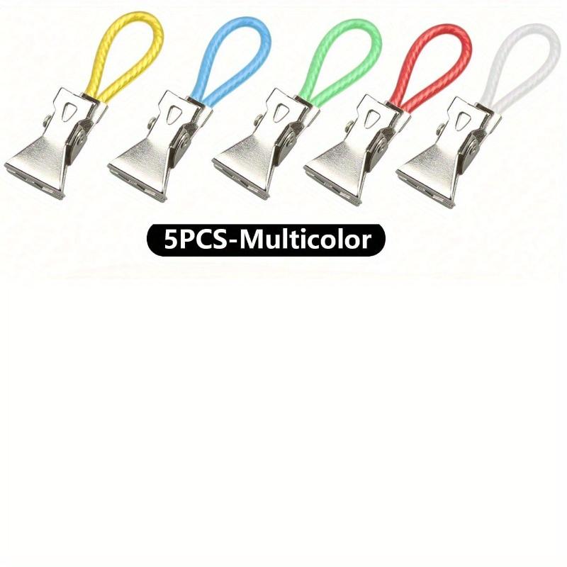 

5/10Pcs Towel Hanging Clips Colorful Metal Clip on Hooks Loops Hand Towel Hangers Hanging Clothe Pegs Kitchen Bathroom Organizer