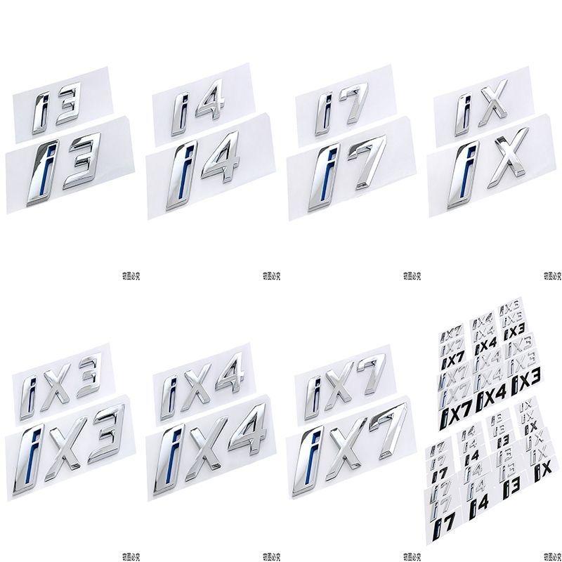 3D ABS Letters Car Rear Trunk Emblem Tailgate Decals