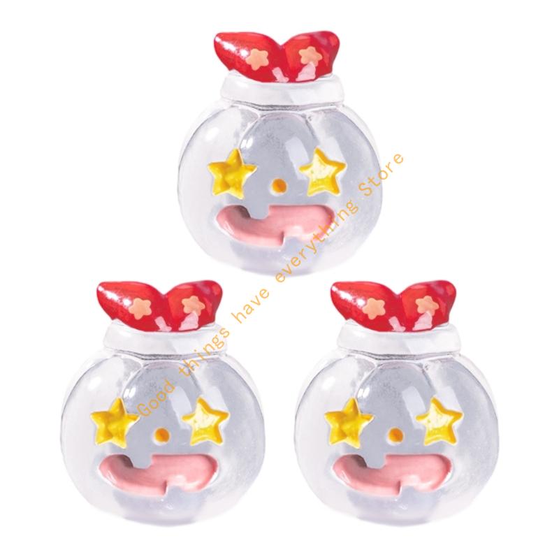 Creative Halloweens Illuminating Pumpkins Miniature Landscape Ornaments for Garden Tabletop Decoration 55KF